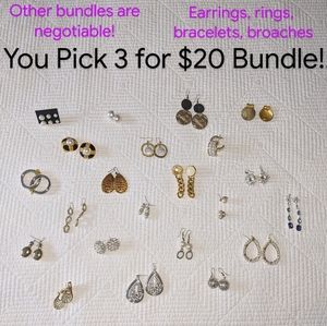 ⚡3 for $20⚡BUNDLE Jewelry!! Any 3 items for $20!